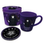 Wednesday Mug coaster in metal tin Nightshades Ravens