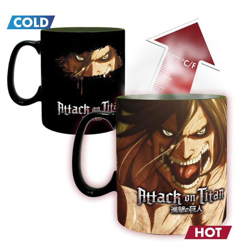 Attack on Titan Heat Changing Mug Titan Eren S