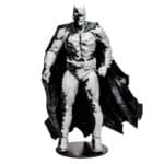 DC Comics Batman Line Art Variant Action Figure with Black Adam Comic