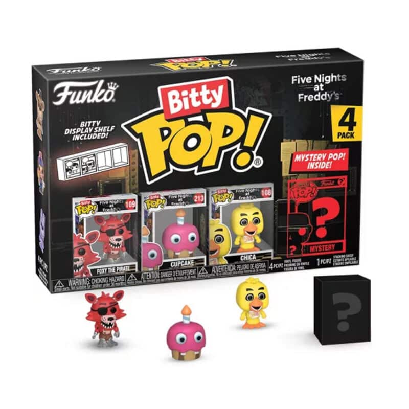 Funko Bitty POP Five Nights at Freddys Mini Collectible Toys Foxy Cupcake Chica Mystery Chase Figure