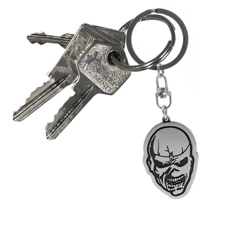 Iron Maiden Metal Keychain Trooper Eddie