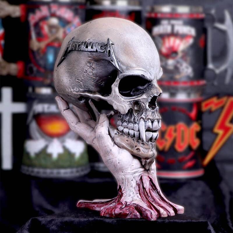 Metallica Sad But True Skull Statue