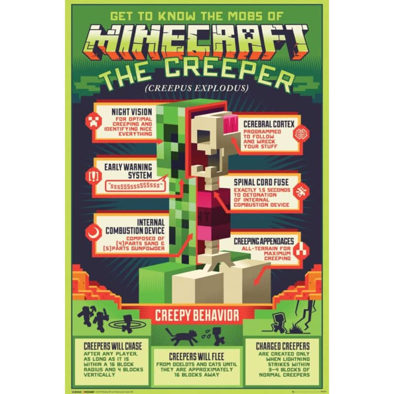 Minecraft poster Creepy Behaviour