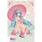 Hatsune Miku Poster Sakura Kimono