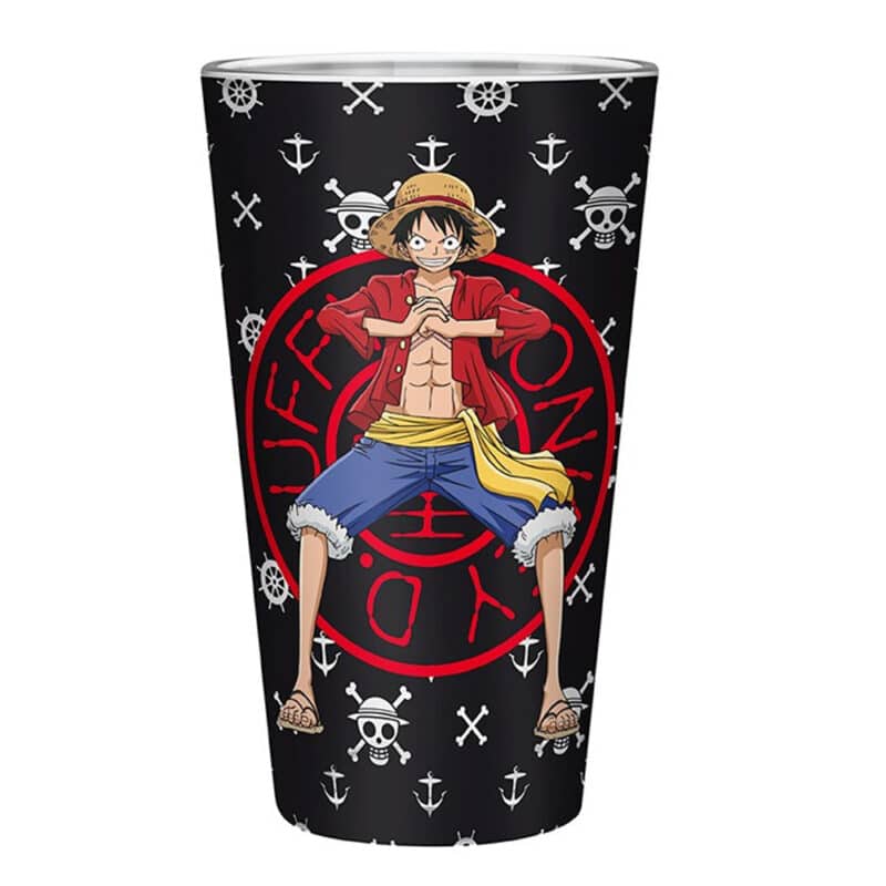 One Piece Large Glass Luffy