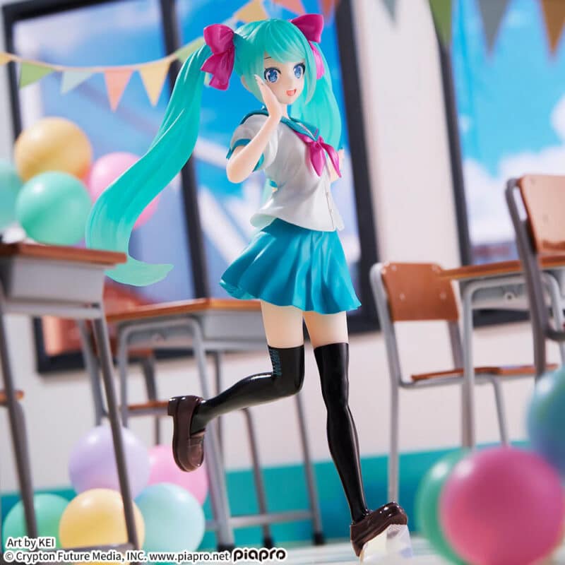 Vocaloid Luminasta Figure – Hatsune Miku (16th Anniversary KEI ver.)