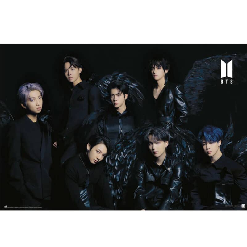 Плакат BTS Black Wings