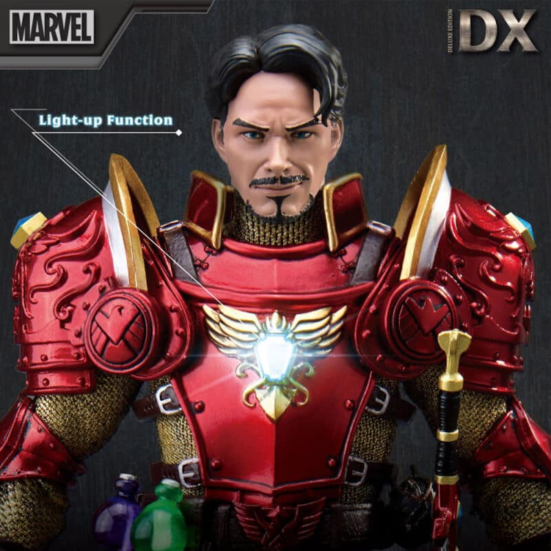 Beast Kingdom Dynamic 8ction Heroes: Medieval Knight Iron Man (Deluxe Version)