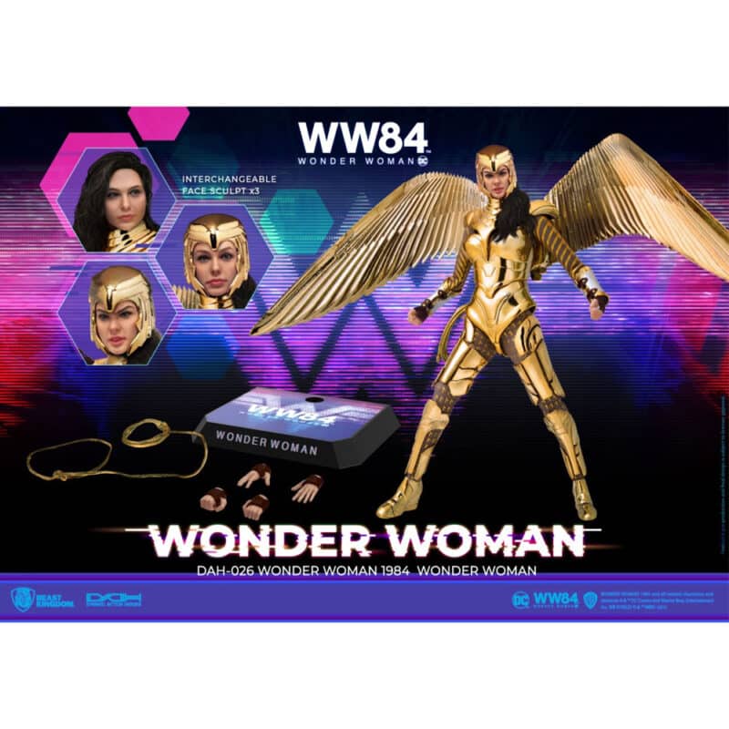 Beast Kingdom Dynamic Action Heroes: Wonder Woman 1984 - Wonder Woman (Gold Armor Version)