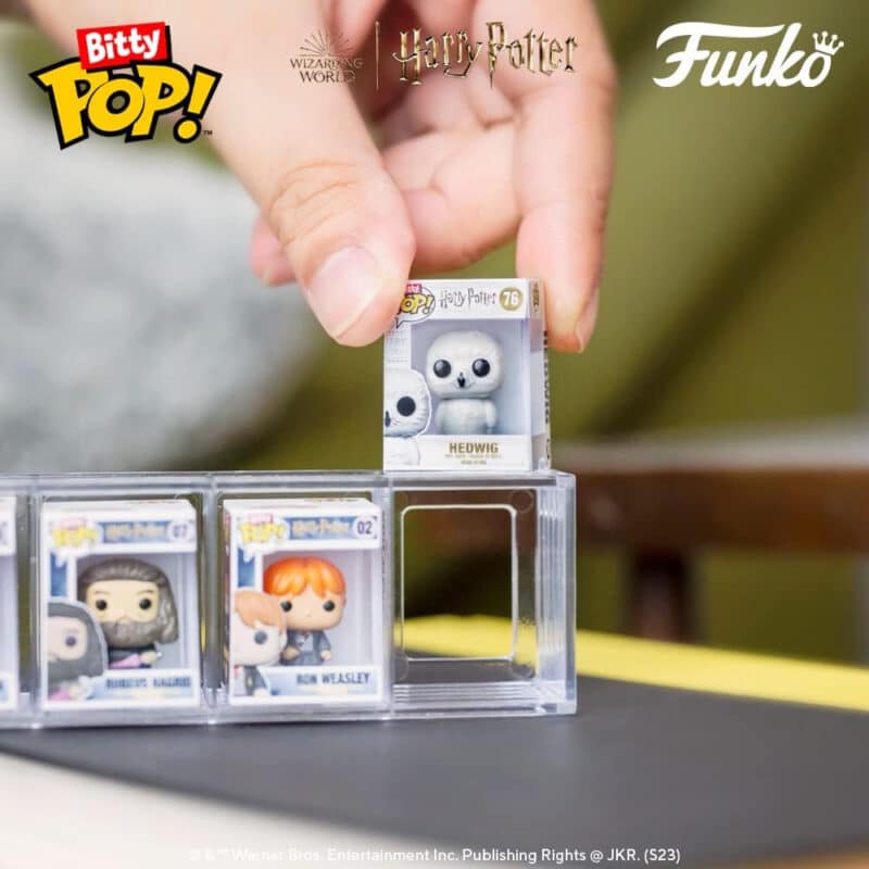 Funko Bitty Pop! Harry Potter Mini Collectible Toys - Lord Voldemort, Draco Malfoy, Bellatrix Lestrange & Mystery Chase Figure