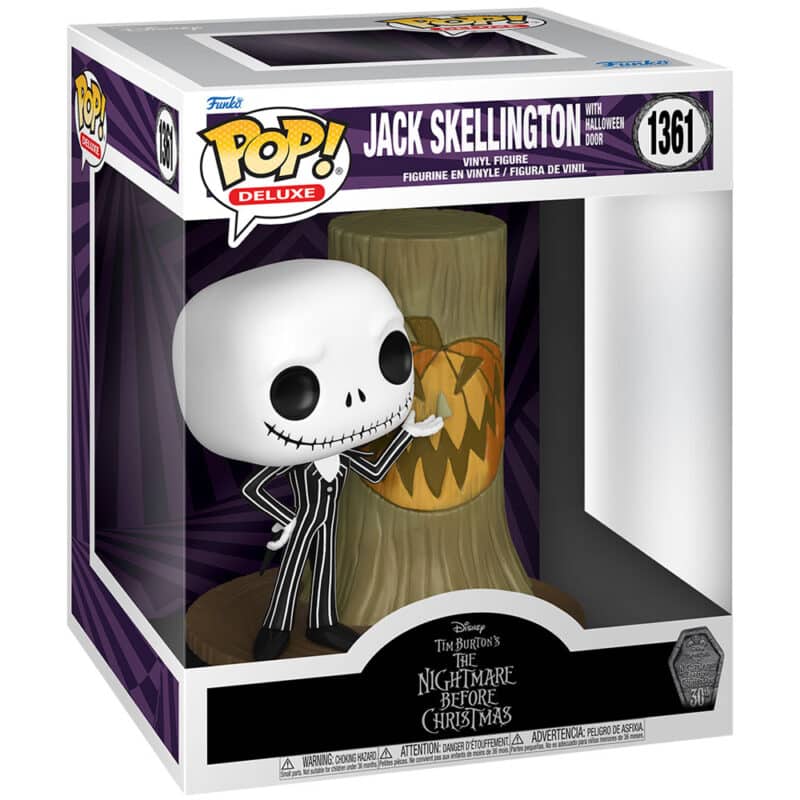 Funko POP! Deluxe: The Nightmare Before Christmas 30th Anniversary - Jack Skellington with Halloween Town Door