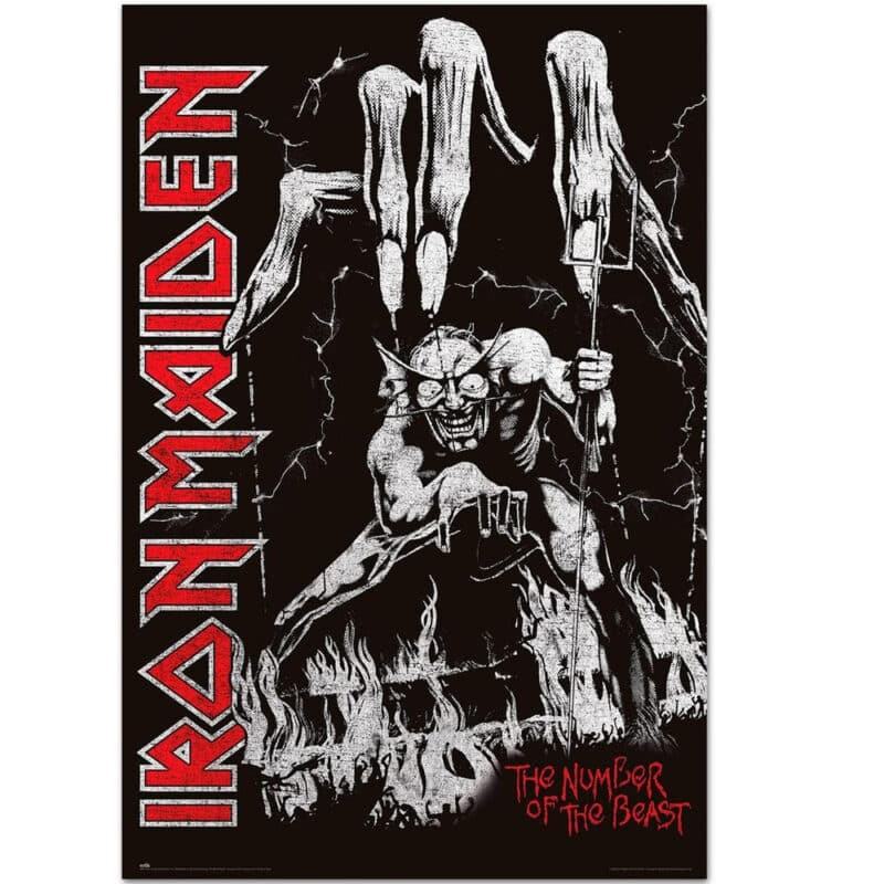 Iron Maiden poster Number of the Beast