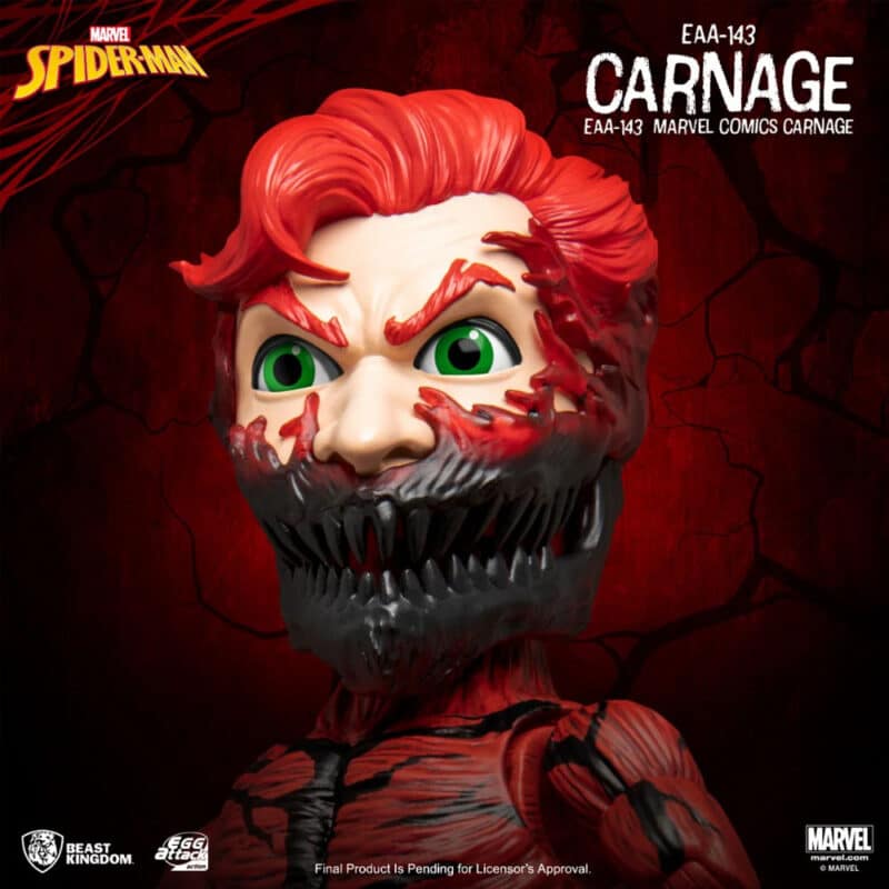 Marvel Comics: Spider-Man - Carnage Egg Attack Action Figure