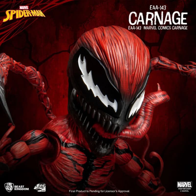 Marvel Comics: Spider-Man - Carnage Egg Attack Action Figure