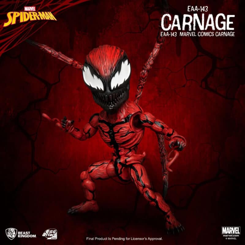 Marvel Comics: Spider-Man - Carnage Egg Attack Action Figure