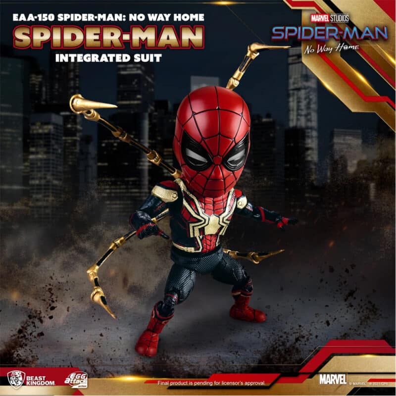 Marvel Spider-Man: No Way Home Spider-Man Integrated Suit Egg Attack Action Figure