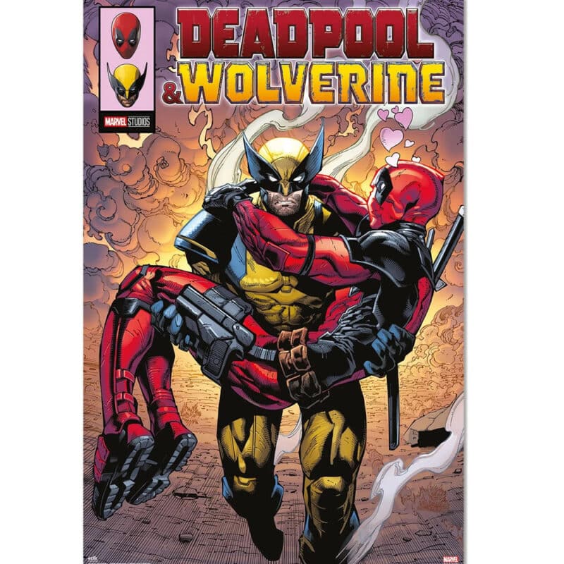 Poster Marvel Comics: Deadpool & Wolverine - Love