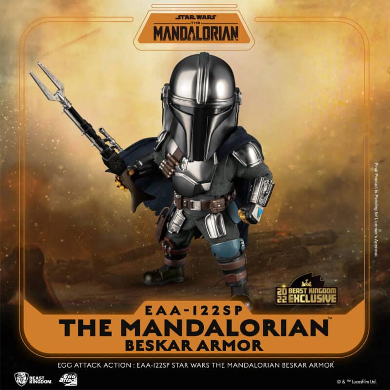 Star Wars: The Mandalorian - The Mandalorian (Beskar Armor) Egg Attack Action Figure