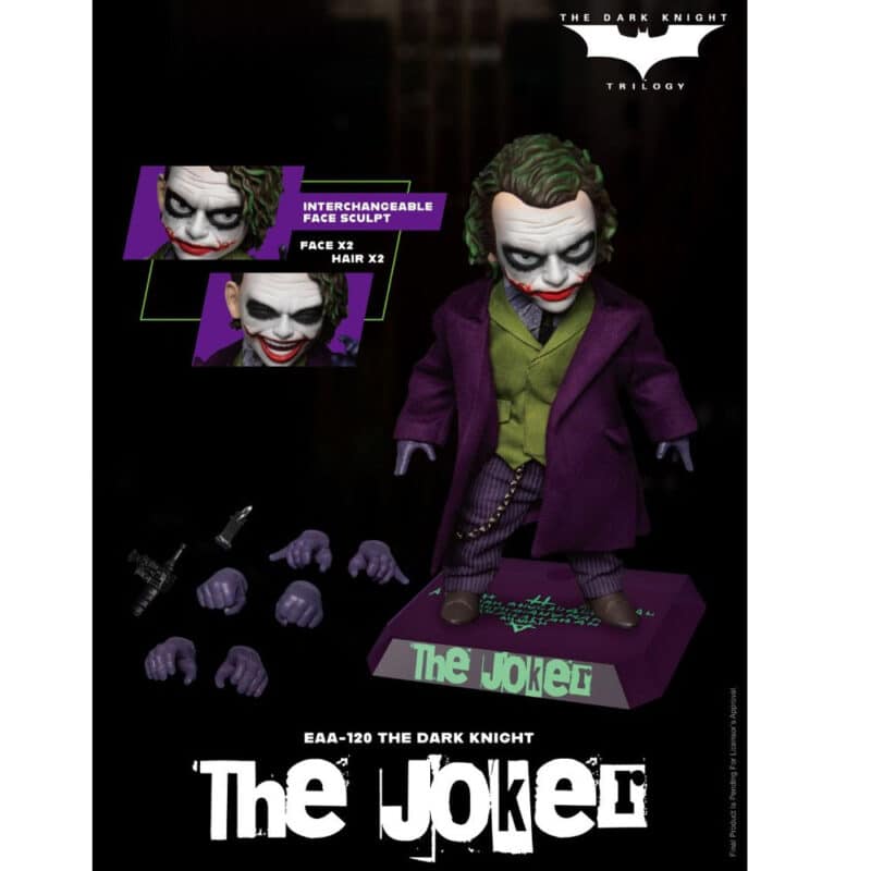 DC Comics Batman: The Dark Knight Trilogy EAA-120 Joker Action Figure