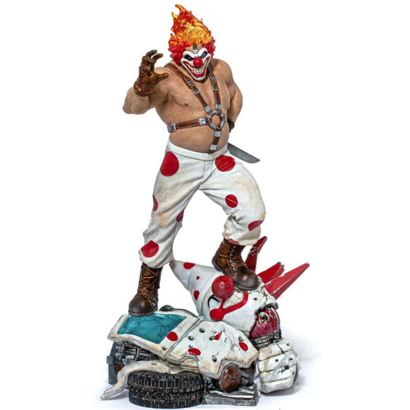 Twisted Metal Sweet Tooth Needles Kane Art Scale 1/10 Statue