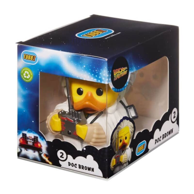 Back To The Future Doc Brown TUBBZ Collectible Rubber Duck (Boxed Edition)