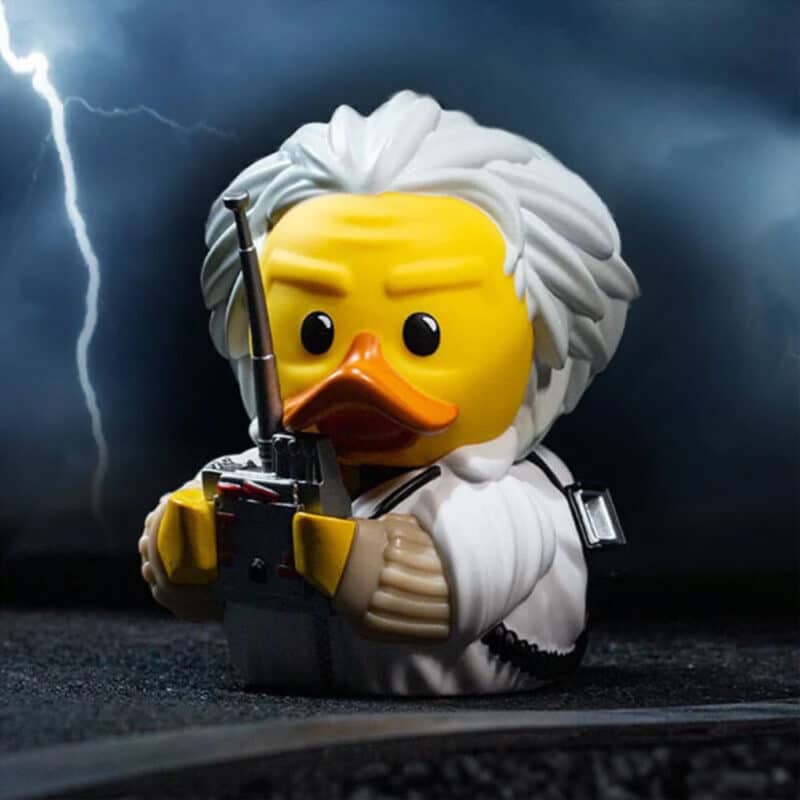 Back To The Future Doc Brown TUBBZ Collectible Rubber Duck (Boxed Edition)