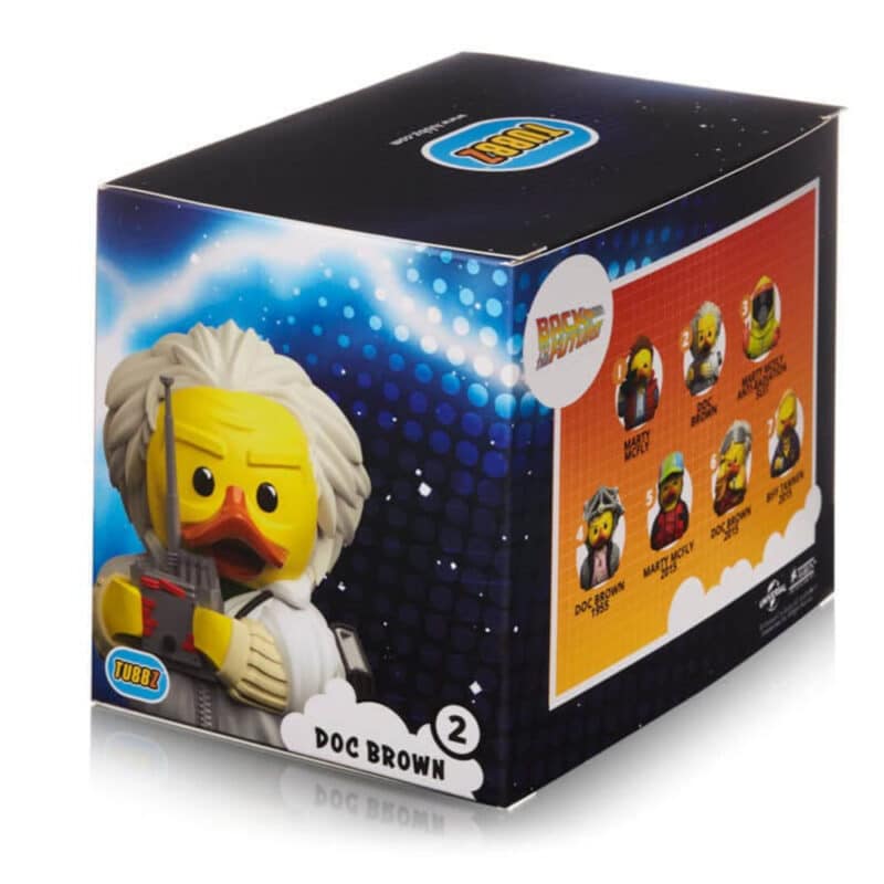 Back To The Future Doc Brown TUBBZ Collectible Rubber Duck (Boxed Edition)