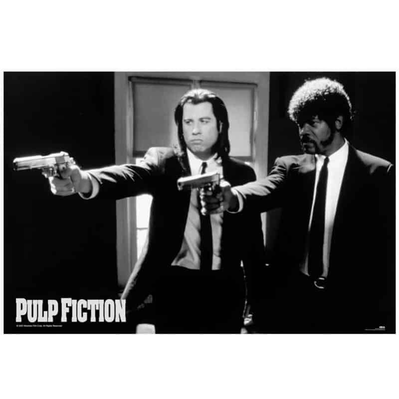 Pulp Fiction Poster Guns