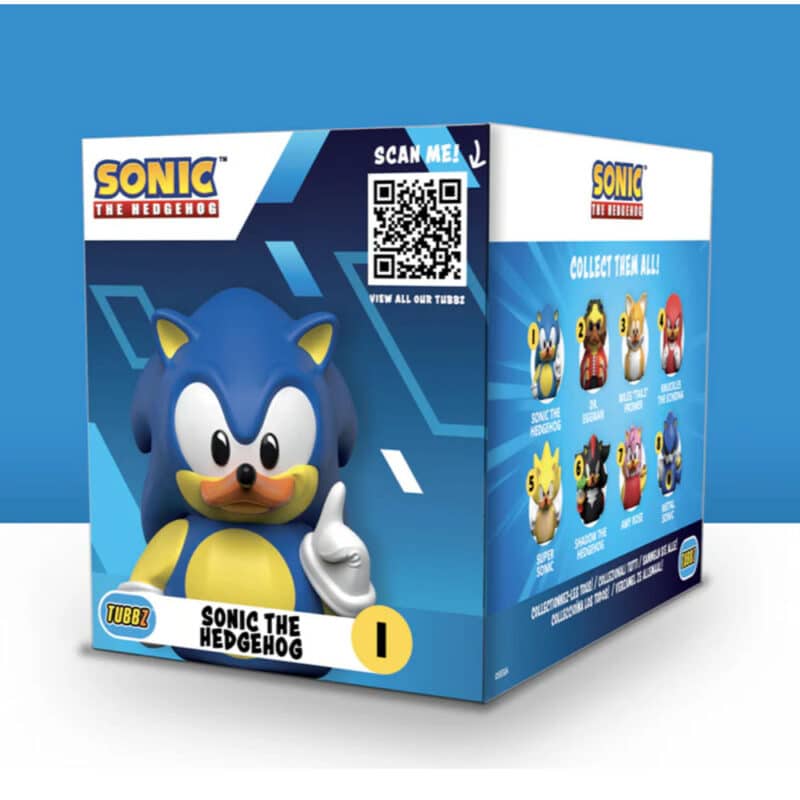 Sonic The Hedgehog Sonic TUBBZ Collectible Rubber Duck (Boxed Edition)