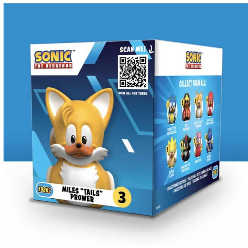 Sonic The Hedgehog Tails TUBBZ Collectible Rubber Duck (Boxed Edition)