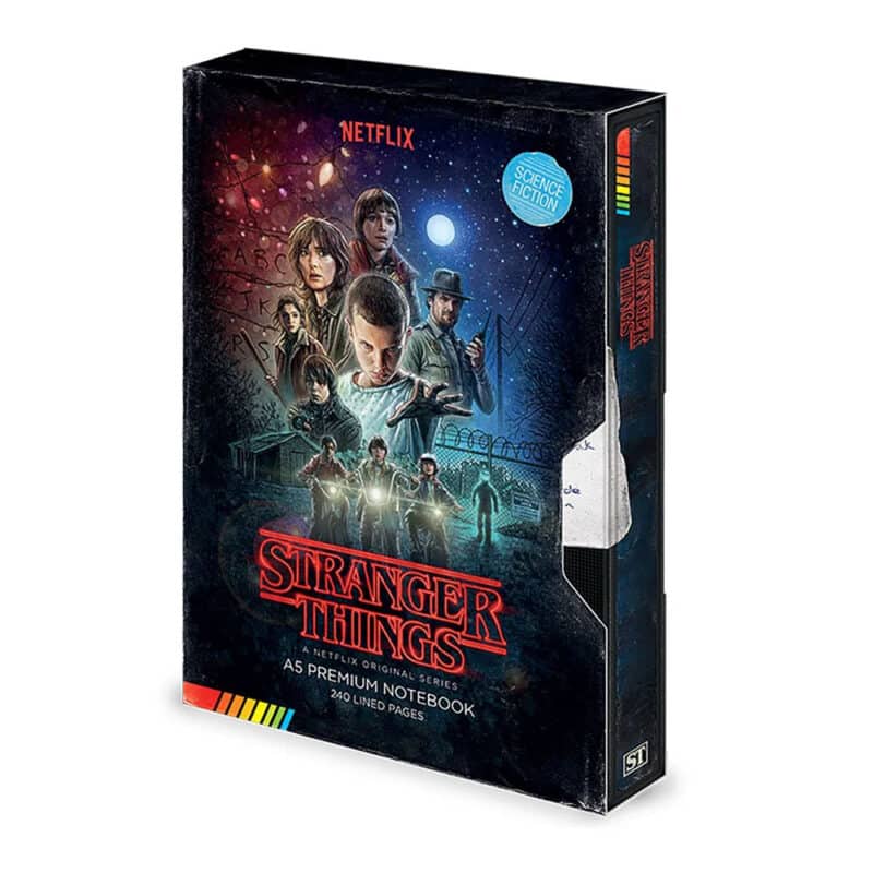 Stranger Things Premium Retro VHS Notebook Season 1