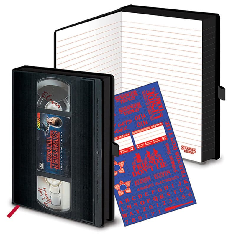 Stranger Things Premium Retro VHS Notebook Season 1