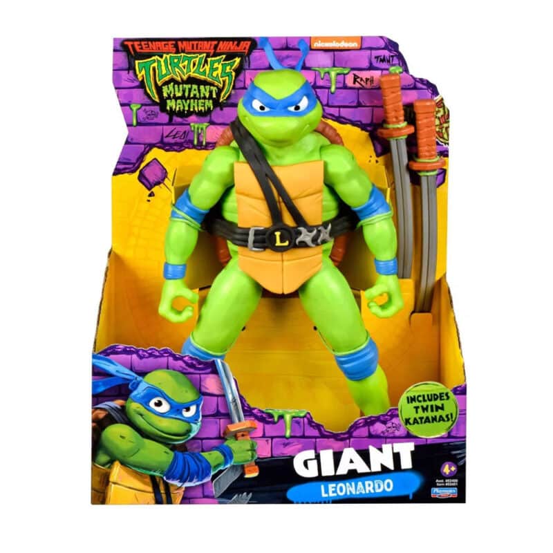 Teenage Mutant Ninja Turtles Mutant Mayhem Leonardo Giant Action Figure