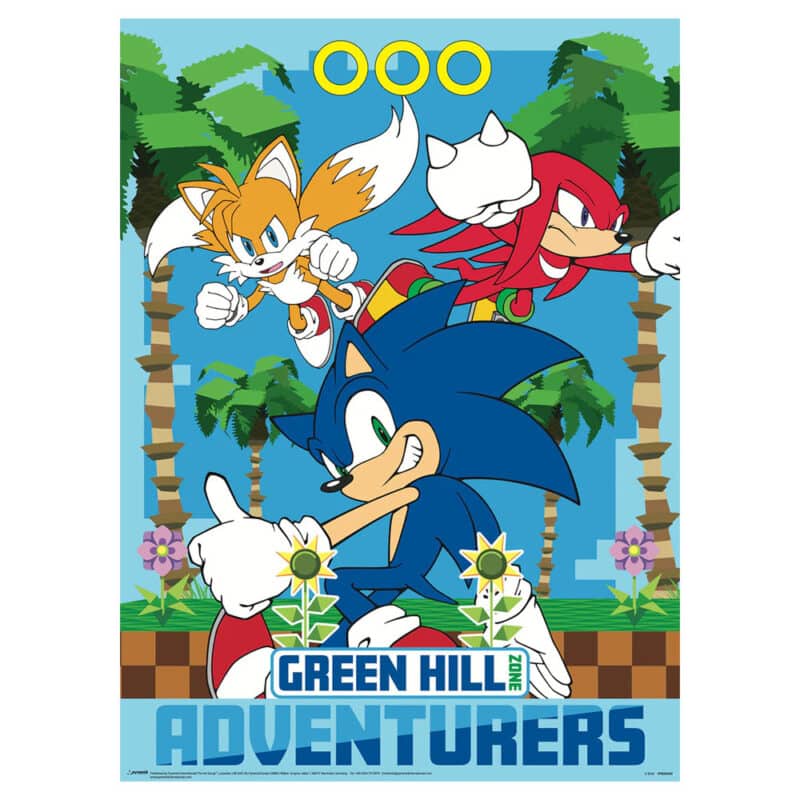 Sonic The Hedgehog Set 2 Posters – Sonic & Team