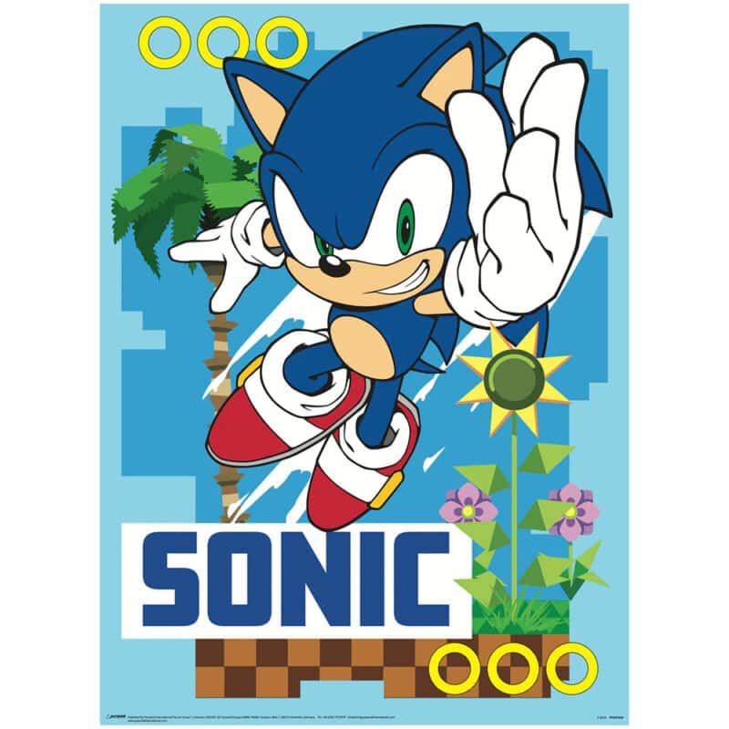 Sonic The Hedgehog Set 2 Posters – Sonic & Team