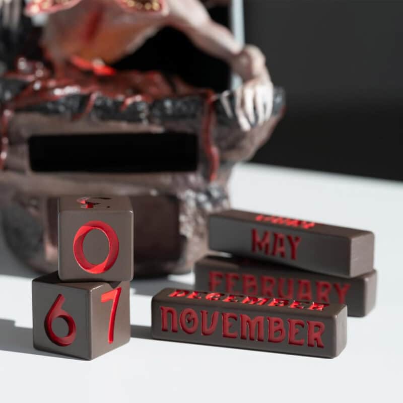 Stranger Things: Demogorgon 3D perpetual calendar