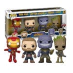 Funko POP! Marvel: Avengers Infinity War - Iron Man, Captain America, Thanos and Groot (4 Pack)