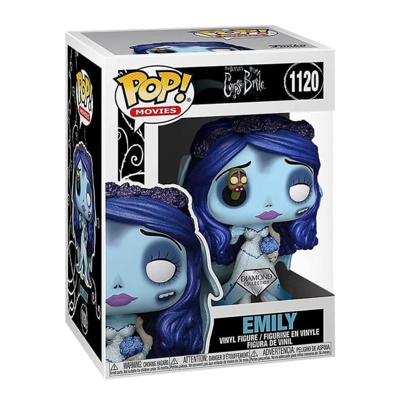 Funko POP! Movies: Corpse Bride Emily with Maggot (Diamond Collection)