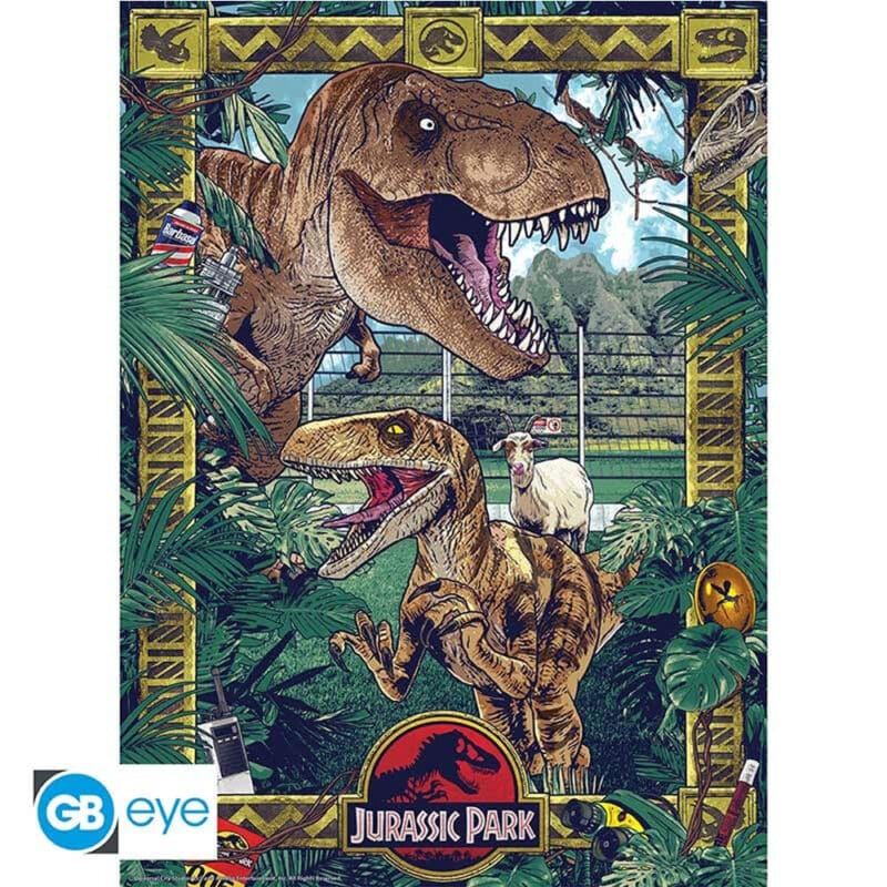 Jurassic Park Set 2 Chibi Posters