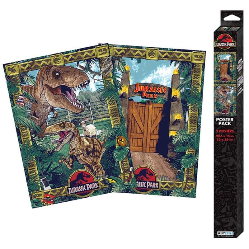 Jurassic Park Set 2 Chibi Posters