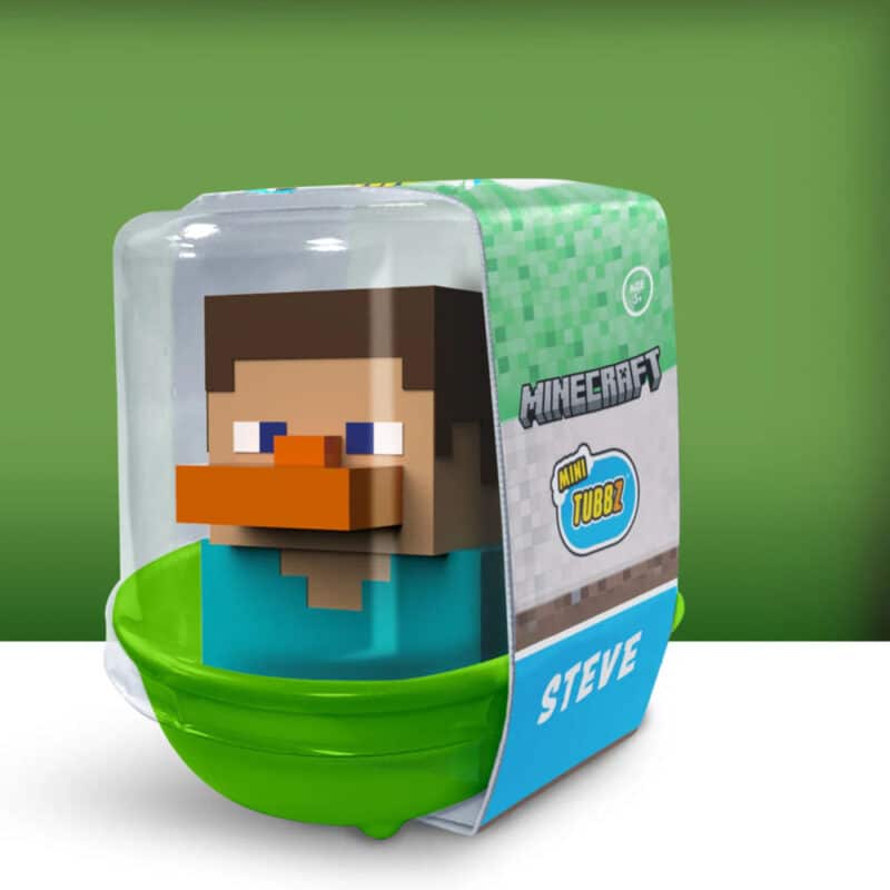 Minecraft: Steve TUBBZ Collectible Rubber Duck (Mini Edition)