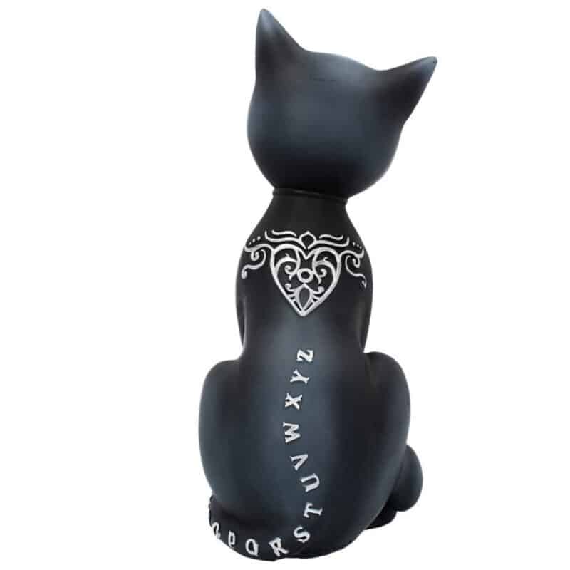 Mystic Kitty Figurine Spirit Board Black Cat Ornament