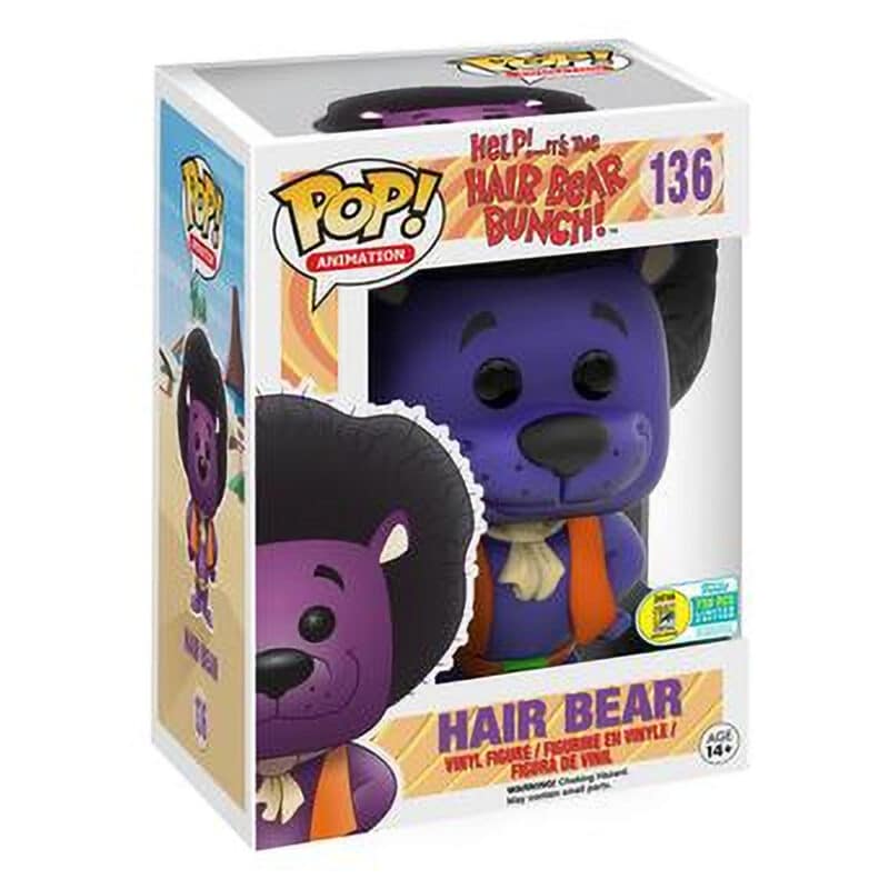 Funko POP! Animation: Help! It’s the Hair Bear Bunch - Hair Bear (Purple)(SDCC 2016 exclusive)(Limited Edition)