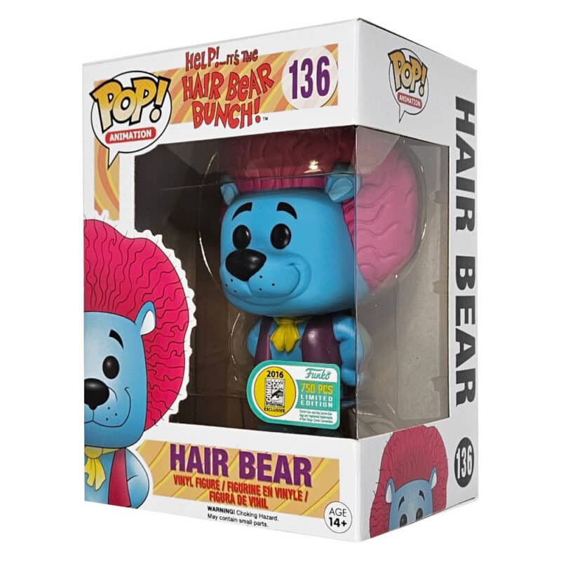 Funko POP! Animation: Help! It’s the Hair Bear Bunch - Hair Bear (Blue)(SDCC 2016 exclusive)(Limited Edition)