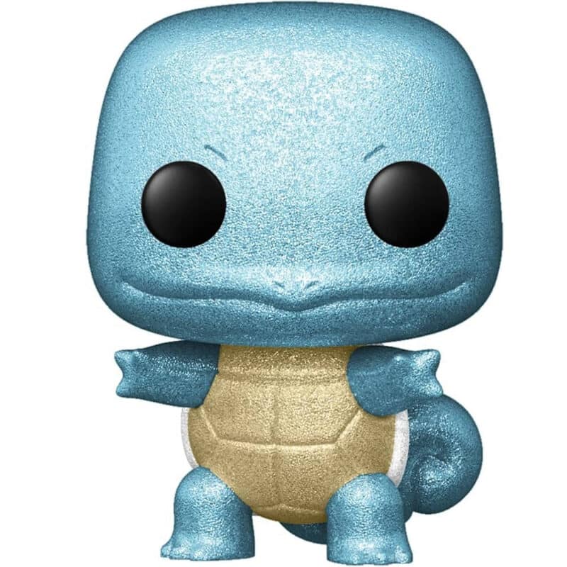 Funko POP! Games: Pokemon – Squirtle Carapuce Schiggy (2021 Summer Convention Exclusive) (Diamond Collection) 