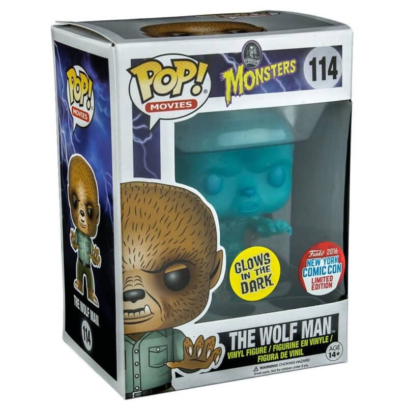 Funko POP! Movies: Universal Monsters The Wolfman (2016 NYCC Exclusive)(GITD)(Limited Edition)
