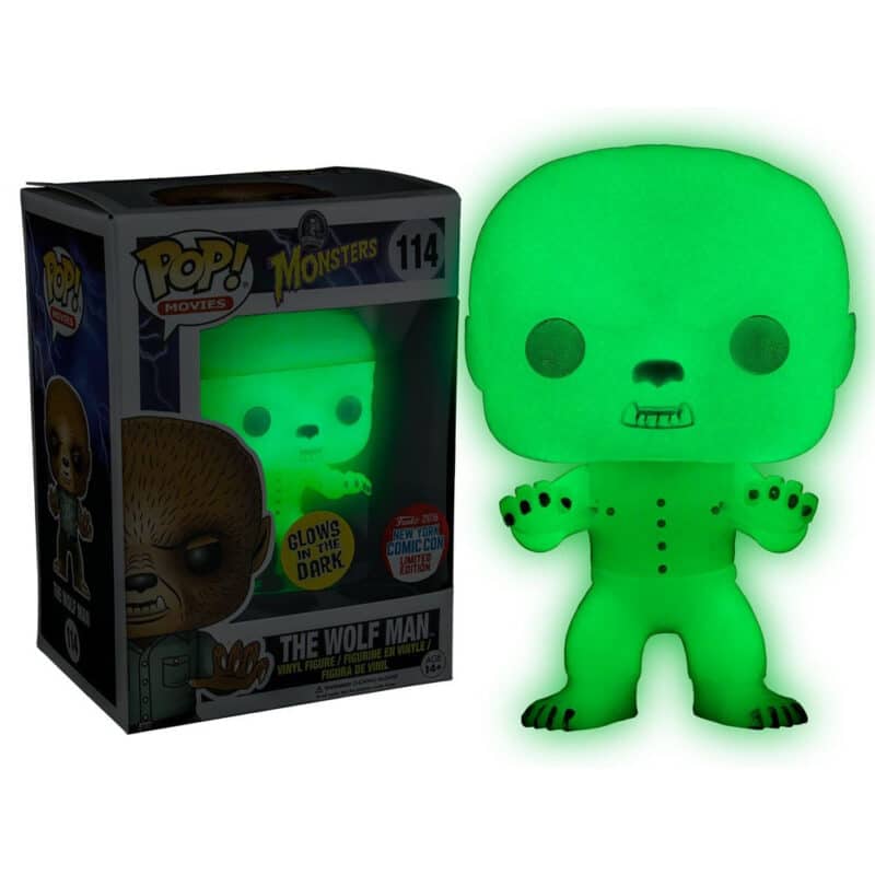 Funko POP! Movies: Universal Monsters The Wolfman (2016 NYCC Exclusive)(GITD)(Limited Edition)