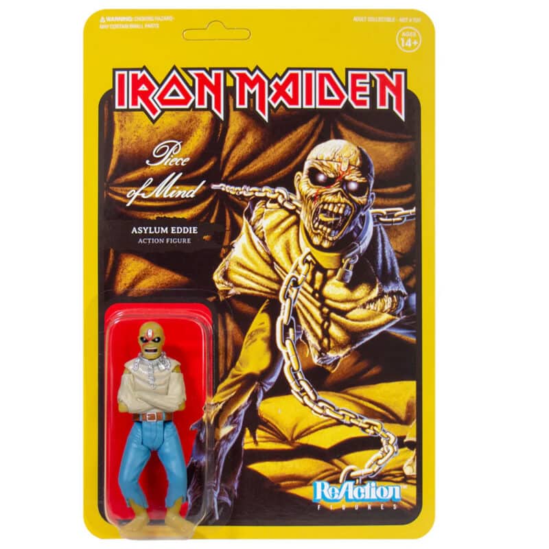 Iron Maiden Piece of Mind - Asylum Eddie ReAction Figure