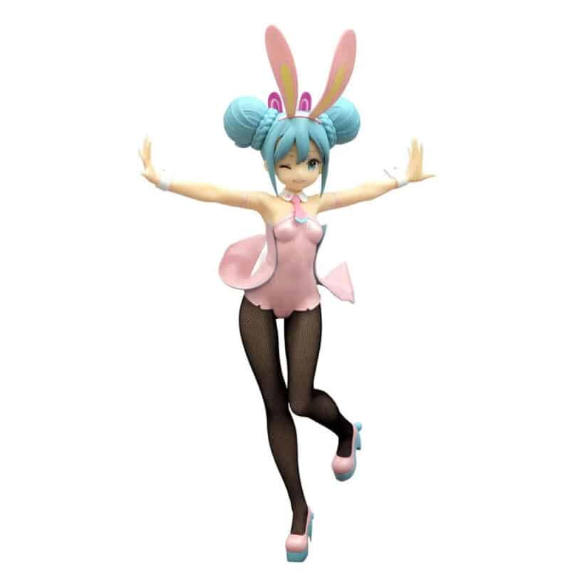 Vocaloid BiCute Bunnies Hatsune Miku (Wink Pearl Pink Color Ver.) Figure