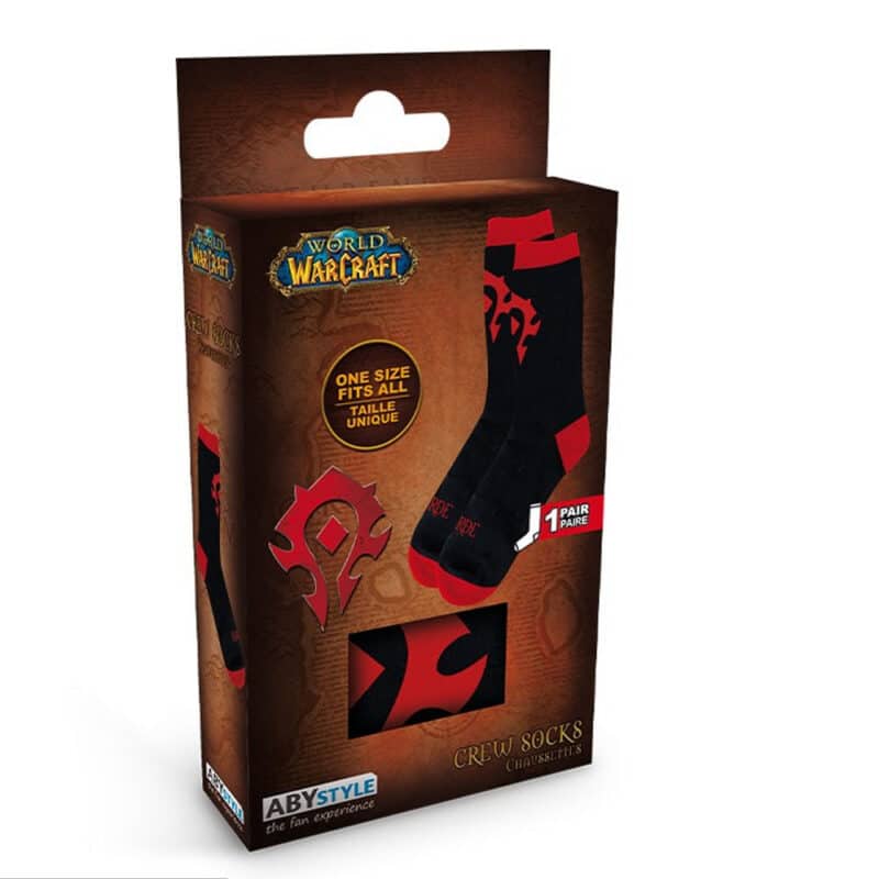 World of Warcraft Socks Black & Red - Horde